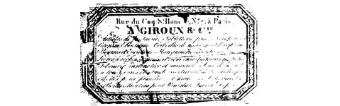 l'estampille du maître ébéniste Alphonse-giroux- fabricant de mobilier 19ème siècle