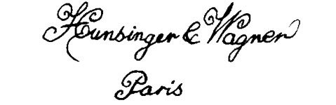l'estampille du maître ébéniste Charles-hunsinger- fabricant de mobilier 19ème siècle