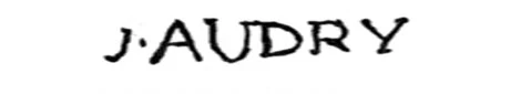 l'estampille du maître ébéniste Jacques-audry- fabricant de sièges.