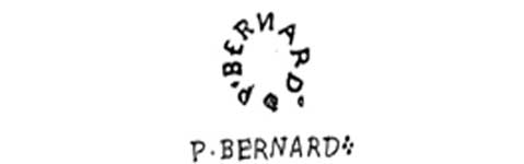 l'estampille du maître ébéniste Pierre-bernard-1766- fabricant de sièges.