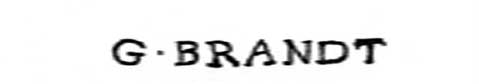 l'estampille du maître ébéniste Georges-brandt- fabricant de sièges.