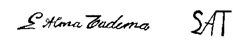 la signature du peintre Lawrence-Sir-alma-tadema