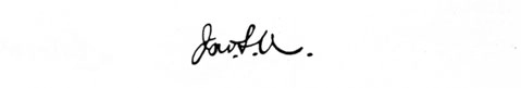 la signature du peintre atherton