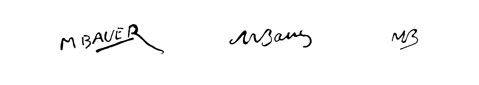 la signature du peintre Mari Alexander Jacques--bauer
