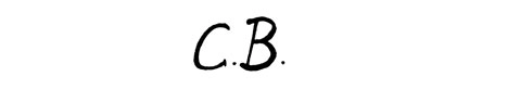 la signature du peintre Charles--branwhite-c