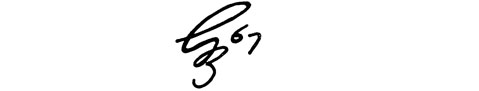 la signature du peintre bruce-the-hon