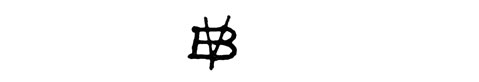 la signature du peintre burroughs