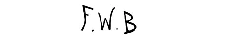 la signature du peintre burton-f-w