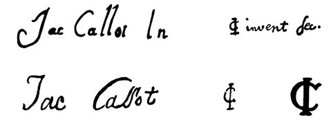 la signature du peintre callot