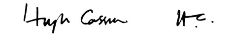 la signature du peintre casson