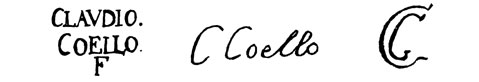 la signature du peintre Claudio--coello-c