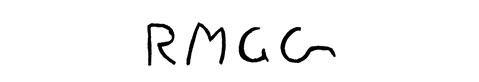 la signature du peintre Robert-McGown-coventry