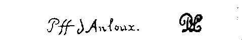 la signature du peintre Henri Pierre--danloux