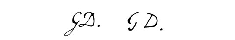 la signature du peintre dillis-g