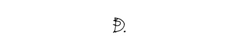 la signature du peintre Patrick--downie