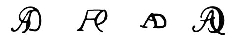 la signature du peintre Alexandre Hyacinthe--dunouy