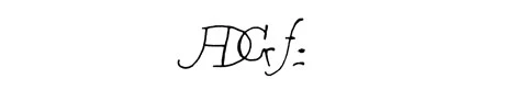 la signature du peintre fossati