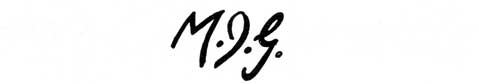 la signature du peintre Mary Josephine--gibson-m