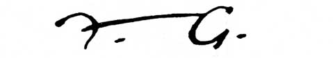 la signature du peintre Edward Frank--gillett