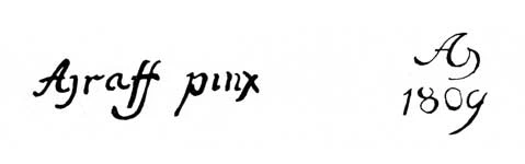 la signature du peintre Antoine--graff-graf
