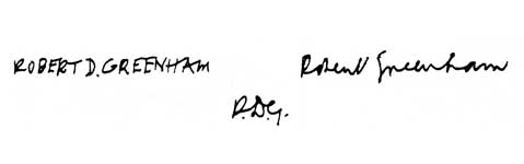 la signature du peintre Robert-Duckworth-greenham
