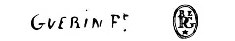 la signature du peintre Pierre Narcisse--guerin-p
