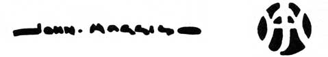 la signature du peintre John--haggis
