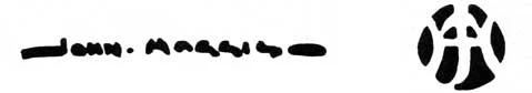 la signature de John  haggis