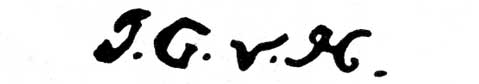la signature du peintre hamilton-j