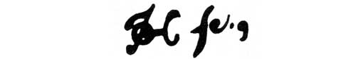 la signature du peintre Johann Oswald--harms
