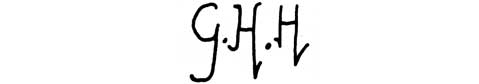 la signature du peintre Grace-H.-hastie