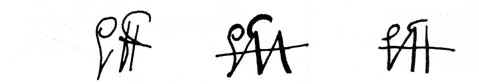 la signature du peintre George-Sir-hayter