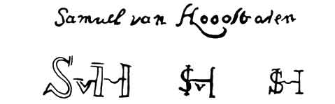 la signature du peintre Samuel-Van-hoogstraten-s