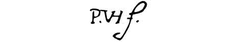 la signature du peintre Pieter-Van Der-hulst-p
