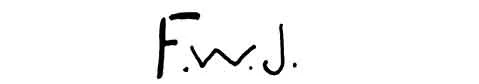 la signature du peintre jackson-f-w