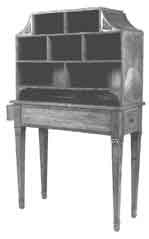Bureau Cartonnier de mobilier ancien référencé: ID1 1823