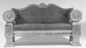 Canapé Dossier plat de mobilier ancien référencé: ID1 1223