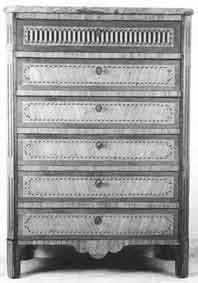 Chiffonnier 6 tiroirs de mobilier ancien référencé: ID1 580
