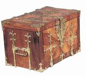 Coffret Cabinet de voyage de mobilier ancien référencé: ID1 773