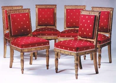 Chaise Dossier droit de mobilier ancien référencé: ID1 484