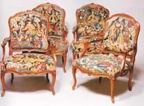Fauteuil Dossier à la Reine de mobilier ancien référencé: ID1 2157
