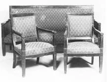 Salon A dossier rectangulaire de mobilier ancien référencé: ID1 1850