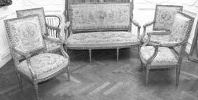 Salon bois doré de mobilier ancien référencé: ID1 319