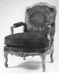 Fauteuil Dossier plat de mobilier ancien référencé: ID1 423