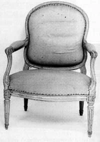 Fauteuil Médaillon de mobilier ancien référencé: ID1 600