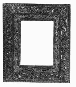 cadre découpé motifs floraux de mobilier ancien référencé: ID1 38