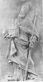 Saint Nicolas haut-relief de mobilier ancien référencé: ID1 485