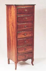 Semainier 7 tiroirs de mobilier ancien référencé: ID1 2056