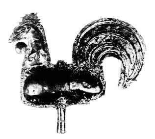 animalière coq girouette de mobilier ancien référencé: ID1 1077