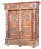 Armoire 2 portes de mobilier ancien référencé: ID1 1806